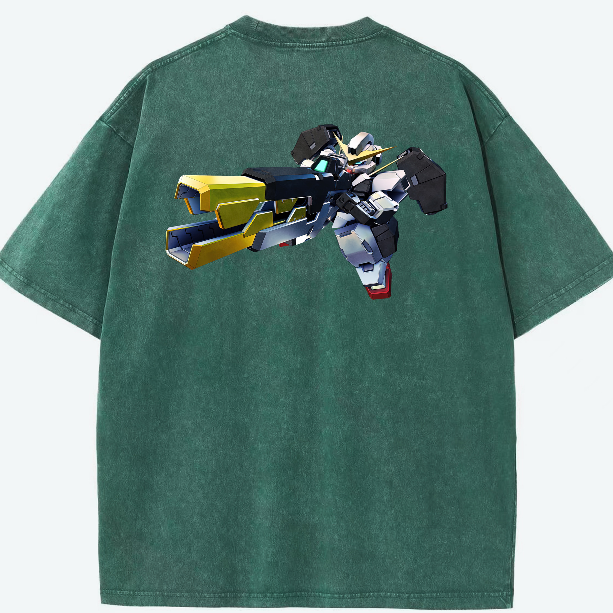 （画像用） 機動戦士ガンダム Mobile Suit Gundam 綿100% ヴィンテージ風 半袖Tシャツ（背面プリント）